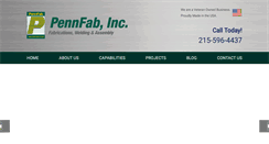 Desktop Screenshot of pennfab.com